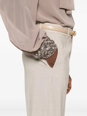 P.A.R.O.S.H. Luwool Trouser - Stucco