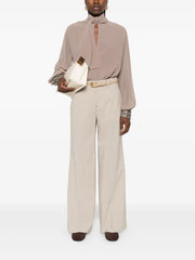 P.A.R.O.S.H. Luwool Trouser - Stucco