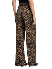 Nili Lotan Kiana Jersey Pant - Vintage Leopard Print