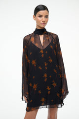 Staud Esther Mini Dress - Autumn Night