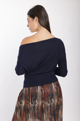Ramy Brook Chance Sweater - Navy