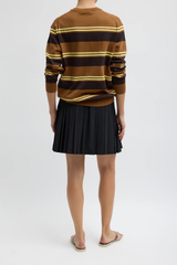 Tibi Summer Nylon Pull On Mini Skirt - Black