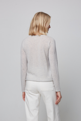 Majestic Filatures Cashmere L/S Crewneck - Brume Chine