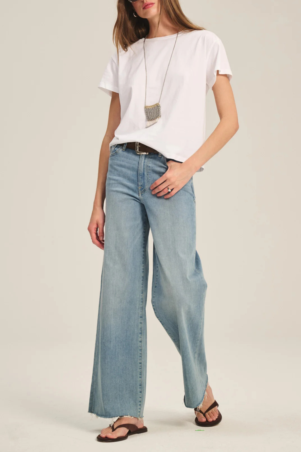 Velvet Tia Tee - White