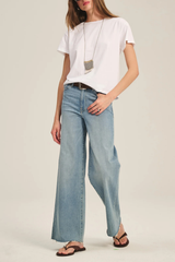 Velvet Tia Tee - White