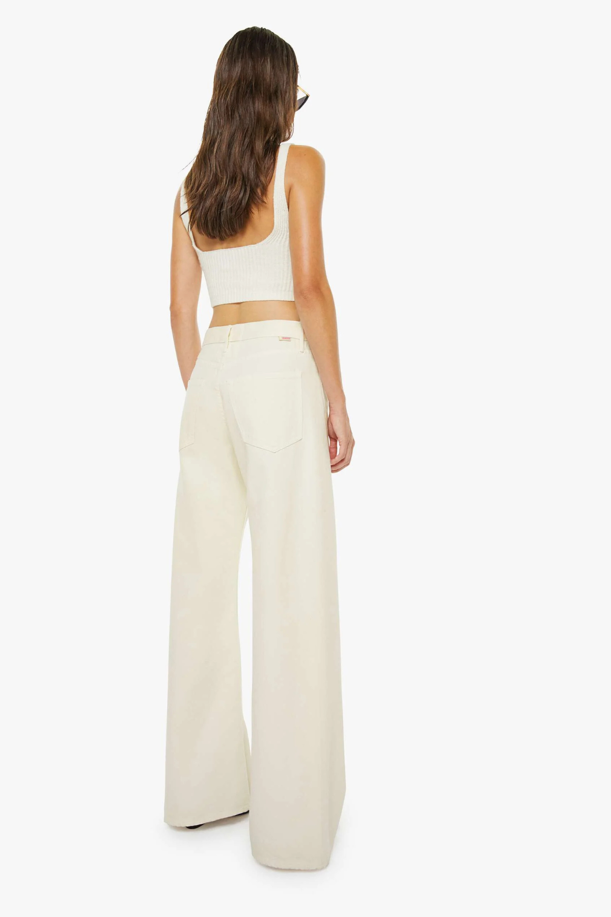 MOTHER The Lemon Twist Sneak Jeans - Natural
