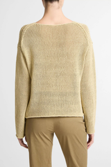 Vince Coated Cotton Pullover - Maiz