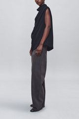 Kallmeyer Penny Draped Top - Shadow