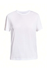 Majestic Filatures Lyocell Cotton Semi Relaxed S/S Crewneck - Blanc