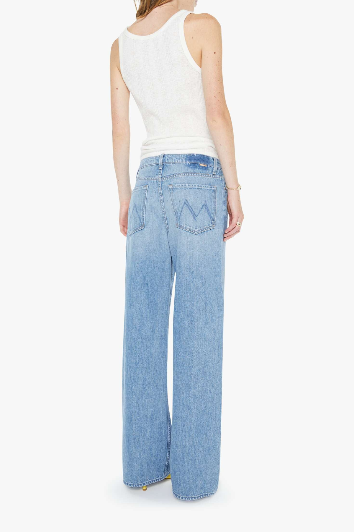 MOTHER The Rerun Zip Sneak Jeans - Last Bite