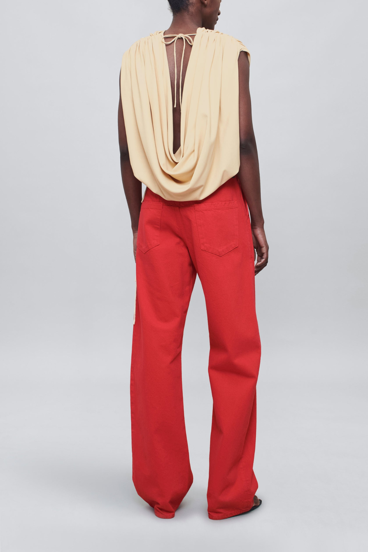 Kallmeyer Column Leg Jeans - Red