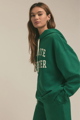 Favorite Daughter The Collegiate Hoodie - Emerald