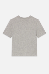 Frame The Heather Boxy Tee - Heather Grey