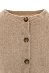 Loulou de Saison Heike Cropped Cardigan - Coast Beige