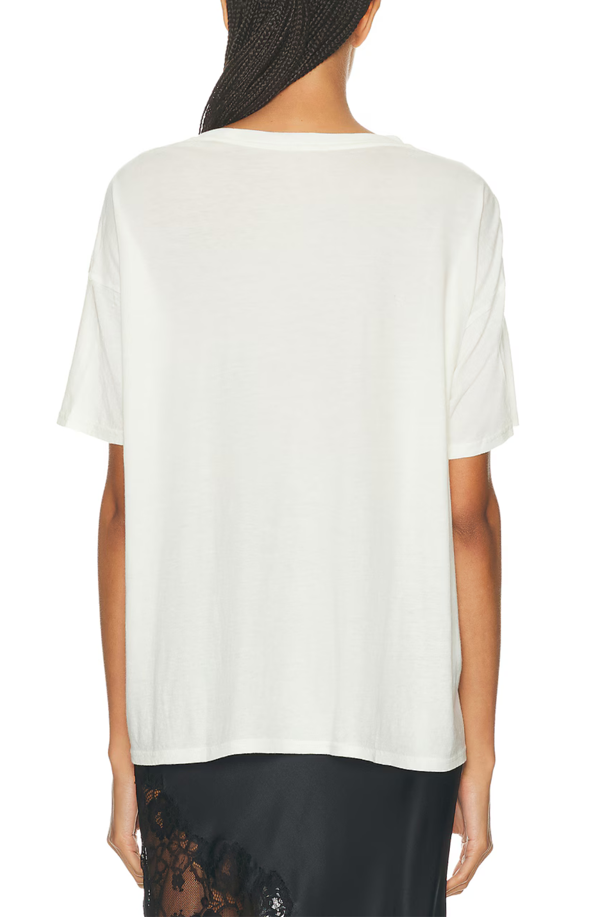 R13 Leave Me Alone Relaxed T-Shirt - Ecru White
