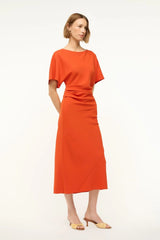 Staud Amelie Dress - Cayenne