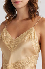 LoveShackFancy Brimsley Top - Camel Charm