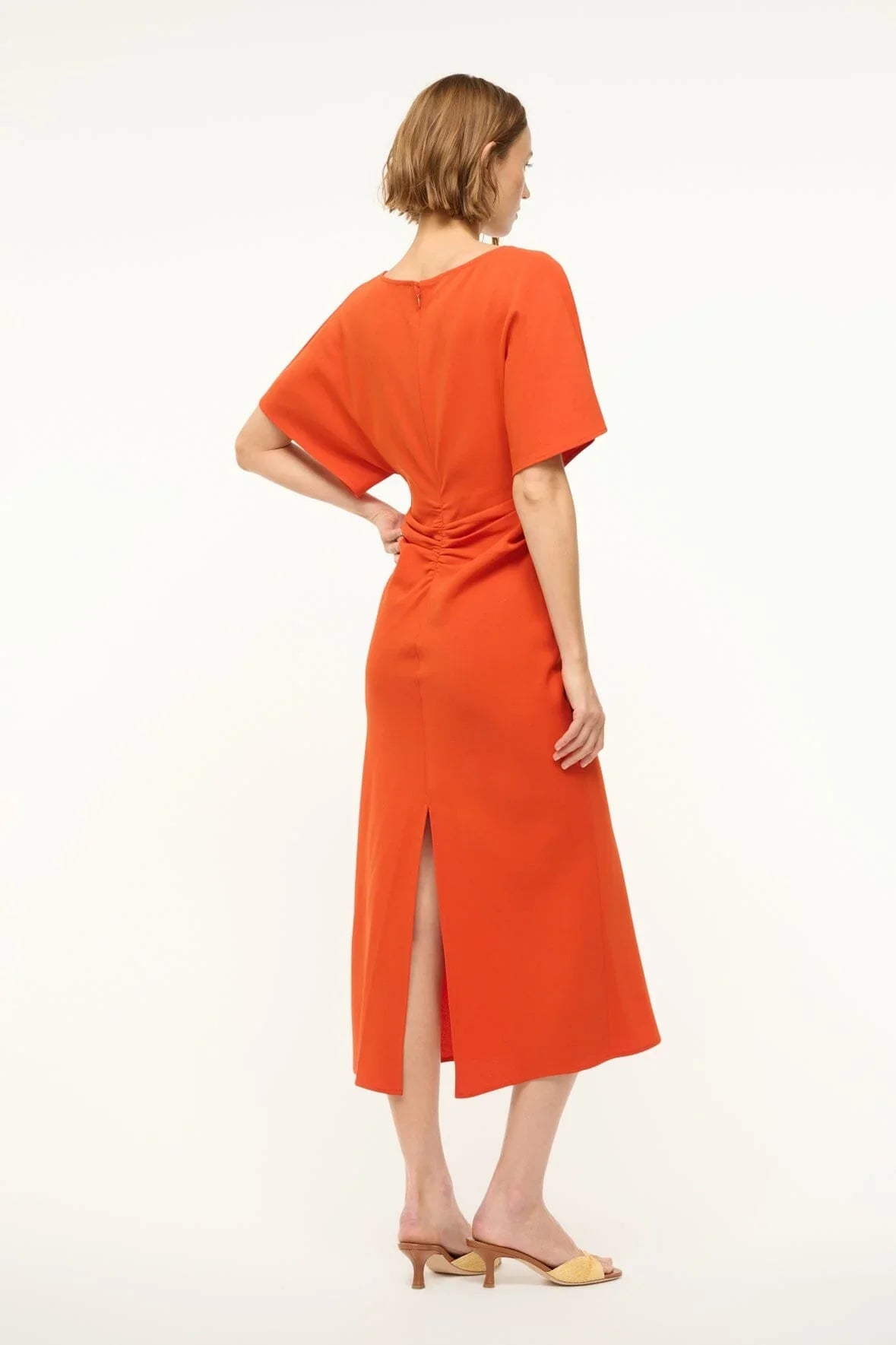Staud Amelie Dress - Cayenne