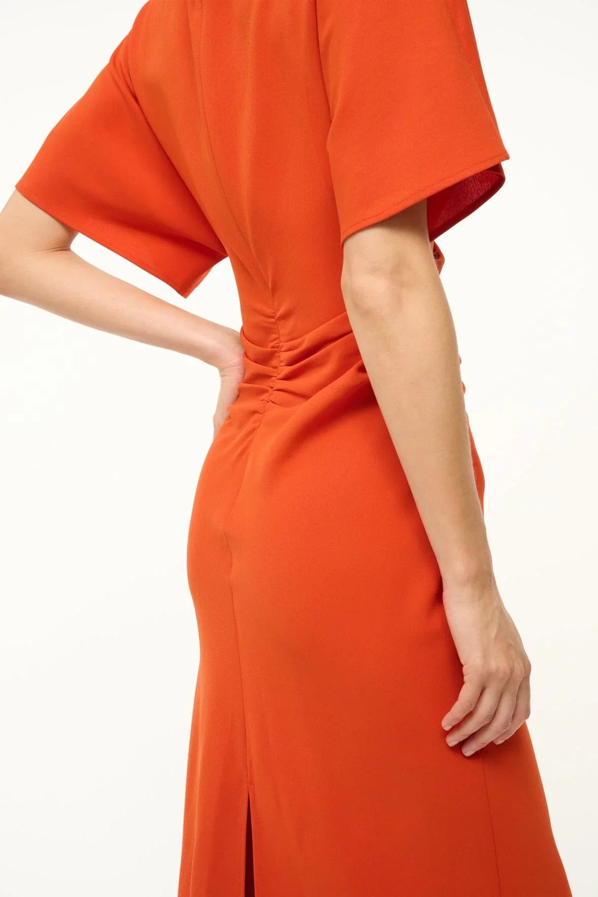 Staud Amelie Dress - Cayenne
