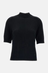 Loulou de Saison Ruth Short Sleeve Top - Black