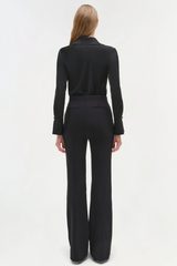 Simkhai Symone Satin Top - Black
