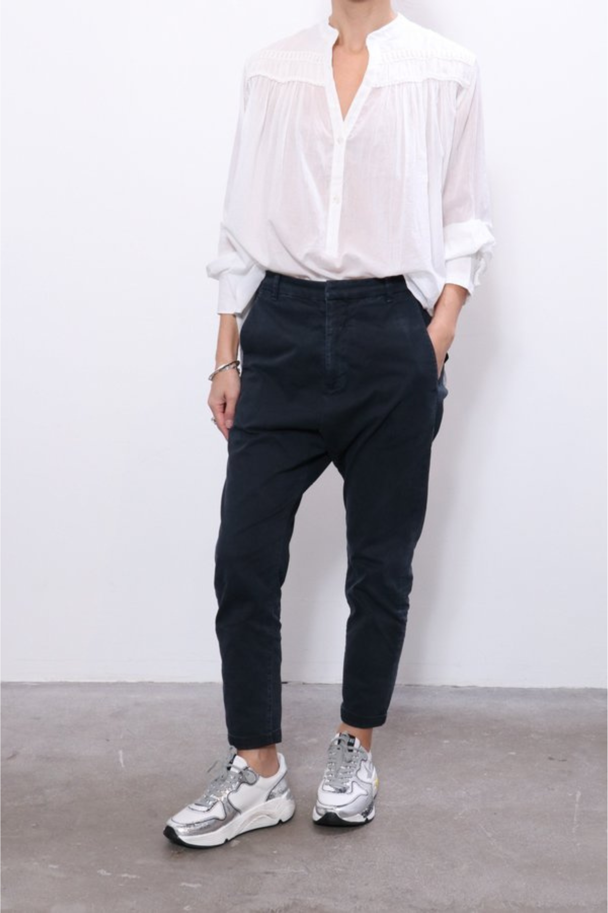 Nili Lotan Clarys Top - Ivory