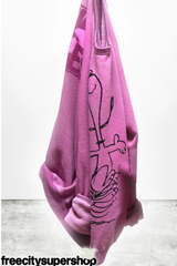 Freecity Basicgoodness Schulz Supervintage Yumm Raglan - Snoopy Pinkpowder