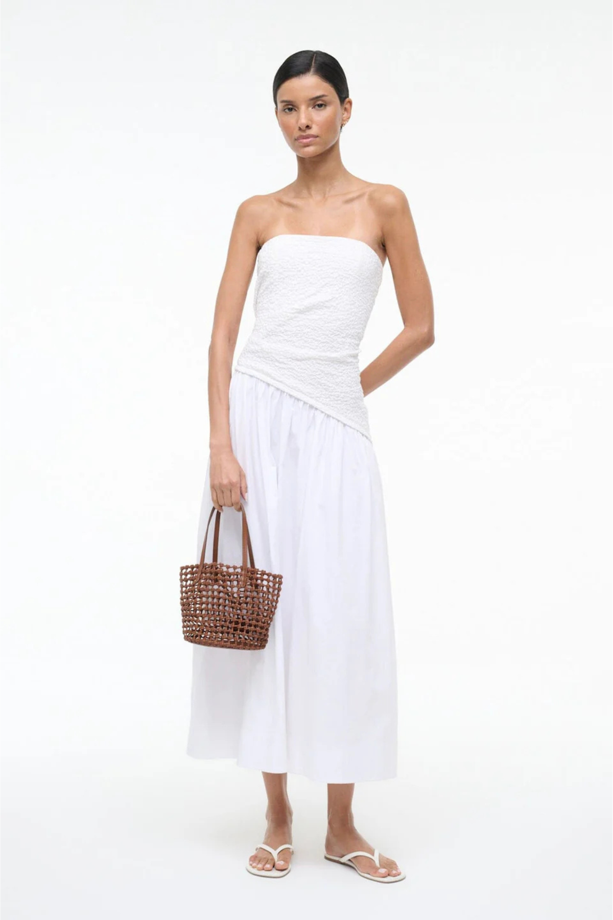 Staud Caro Bucket Bag - Tan