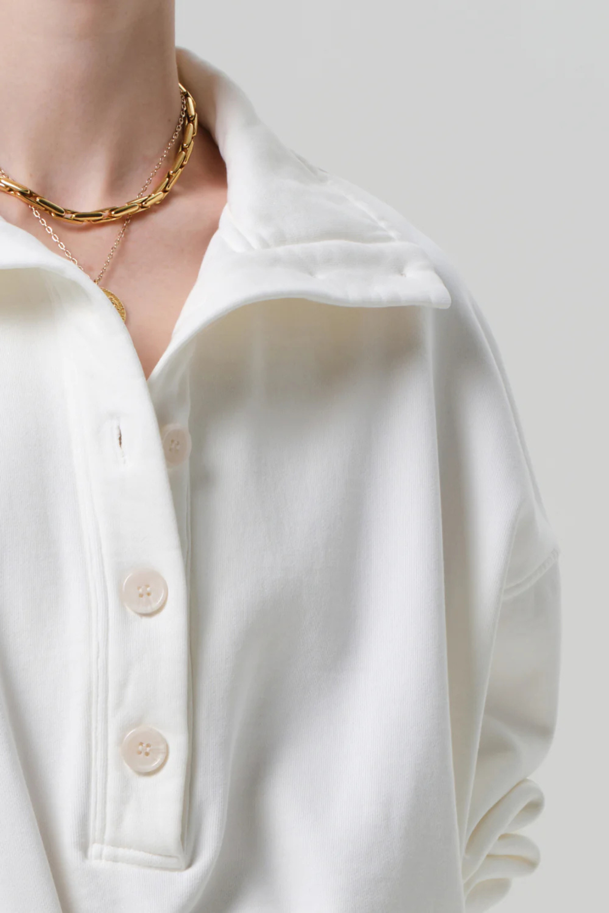 Citizens of Humanity Mirelle Funnel-Neck Sweatshirt - Pashmina