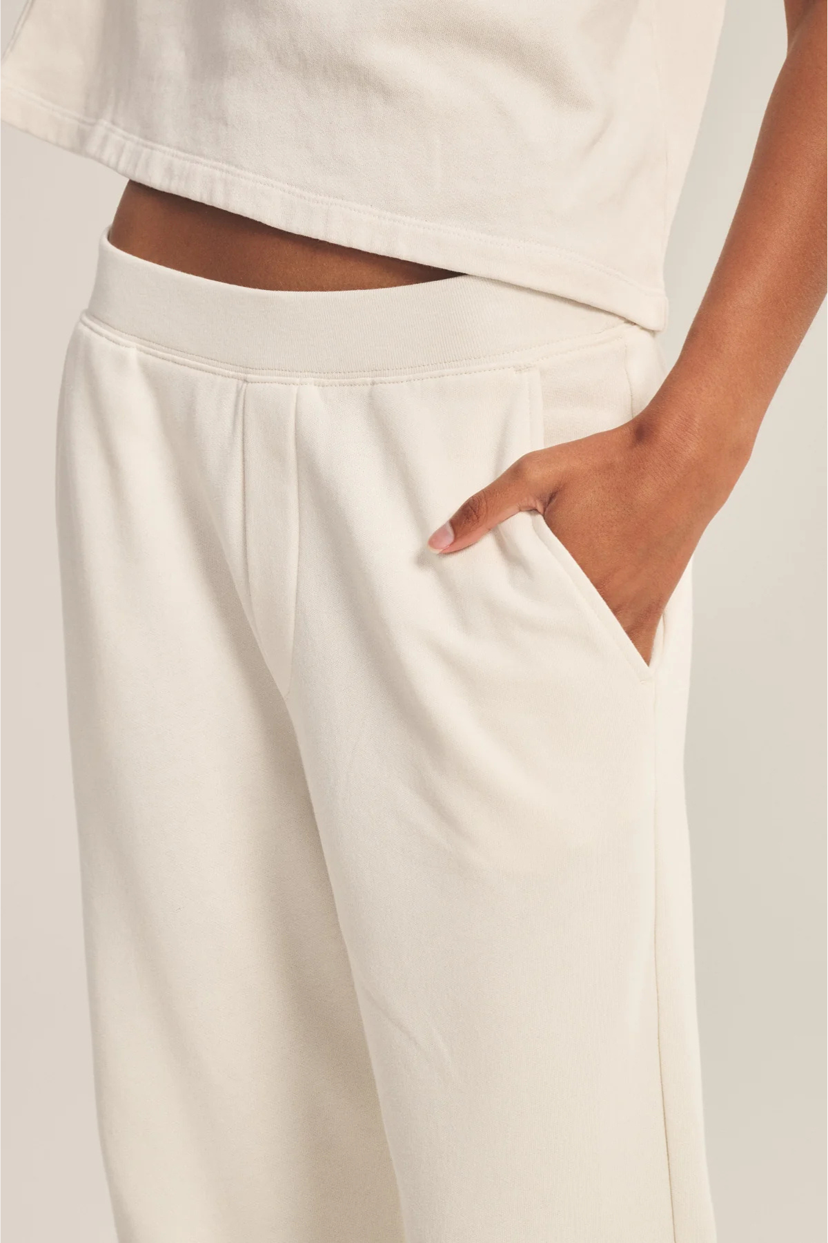 Velvet Elise Jogger Fleece Pant - Beach
