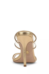 Veronica Beard Asha Piping Sandal - Clear/ Pale Gold