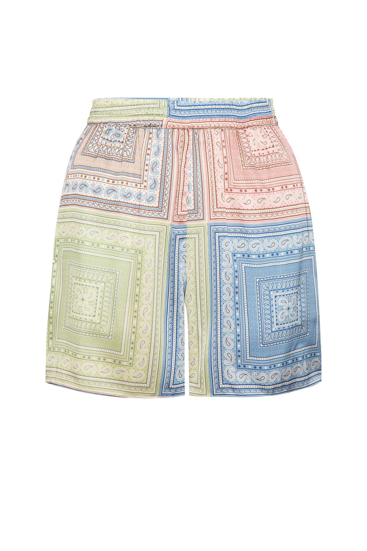 Misa Elam Short - Pastel Tiles Satin