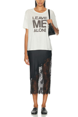 R13 Leave Me Alone Relaxed T-Shirt - Ecru White