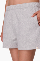 Tkees CloudSoft Sweat Short - Heather Grey