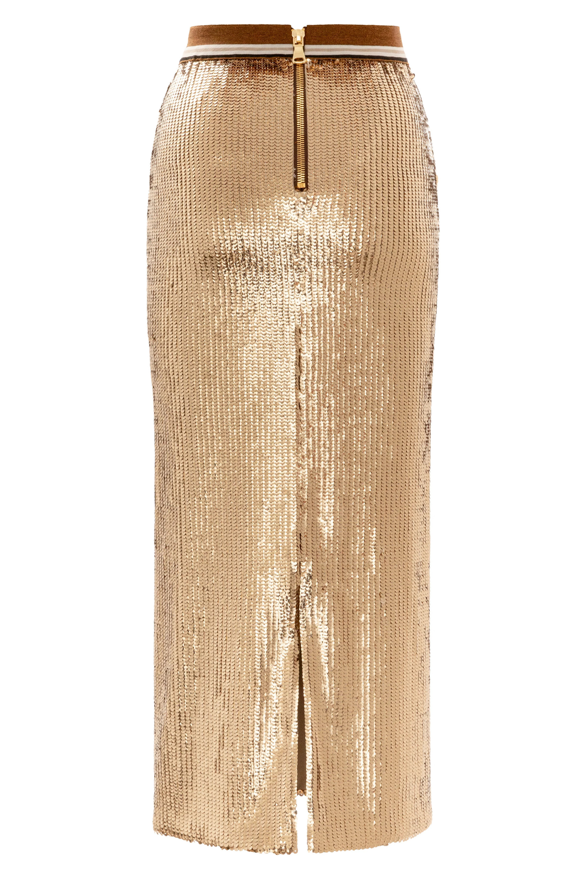 Le Superbe Gold Rush Liza Skirt - Gold Rush Sequins
