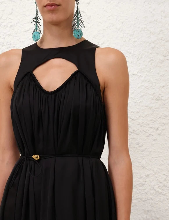 Zimmermann Balance Swing Maxi Dress - Black
