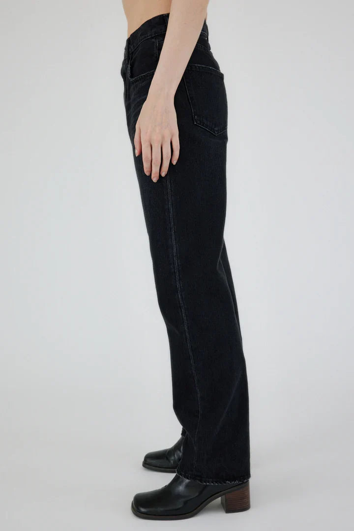 Moussy Vintage Murrieta Wide Straight - Black
