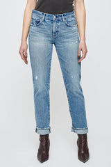 Moussy MV Farmingdale Slim Straight Jeans - Light Blue