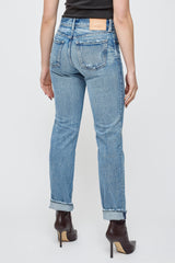 Moussy MV Farmingdale Slim Straight Jeans - Light Blue