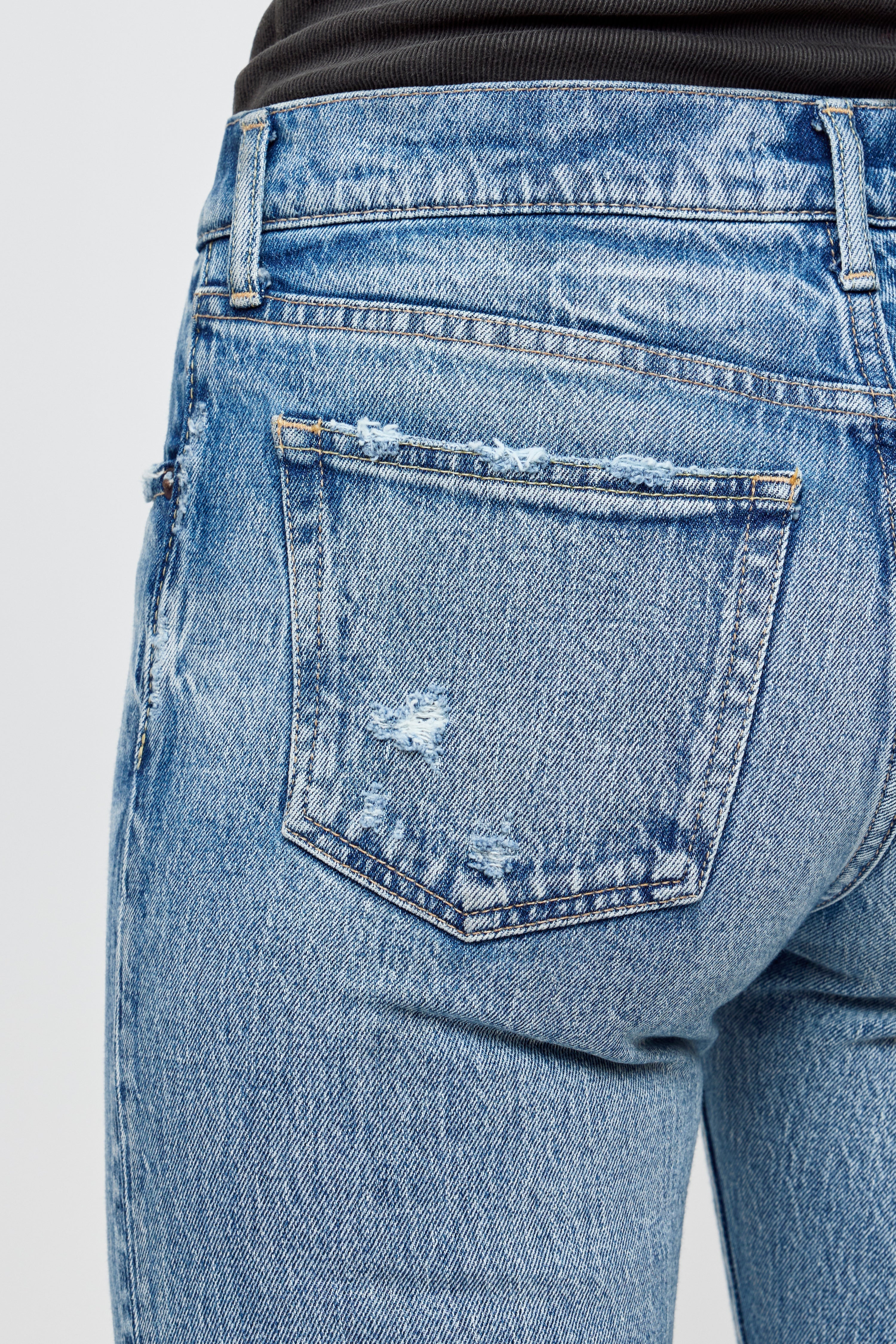 Moussy MV Farmingdale Slim Straight Jeans - Light Blue