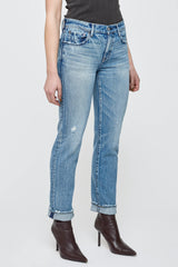 Moussy MV Farmingdale Slim Straight Jeans - Light Blue