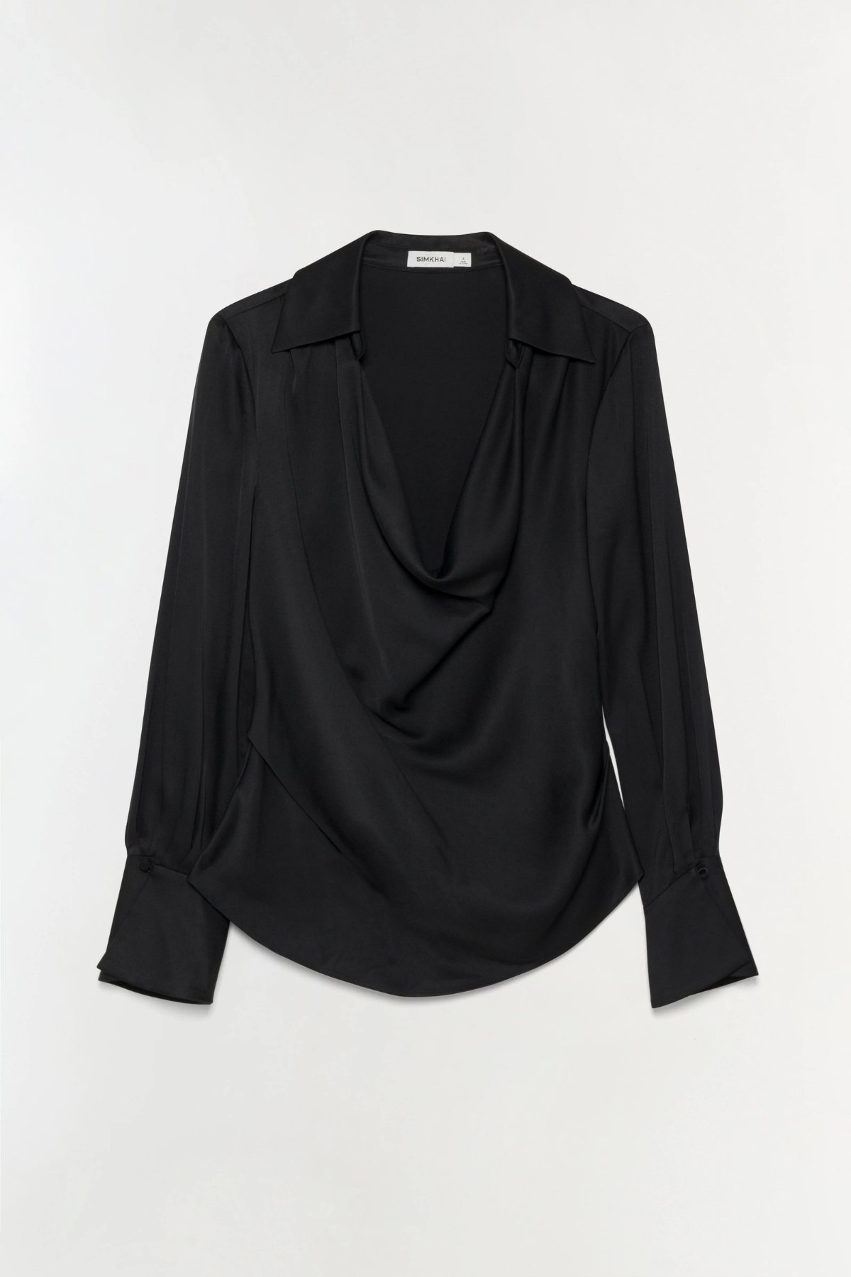 Simkhai Symone Satin Top - Black