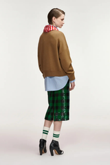 Essentiel Antwerp Kurtis Pullover With Scarf - Camel Club