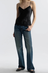 Nili Lotan Nadine Lace Cami Top - Black
