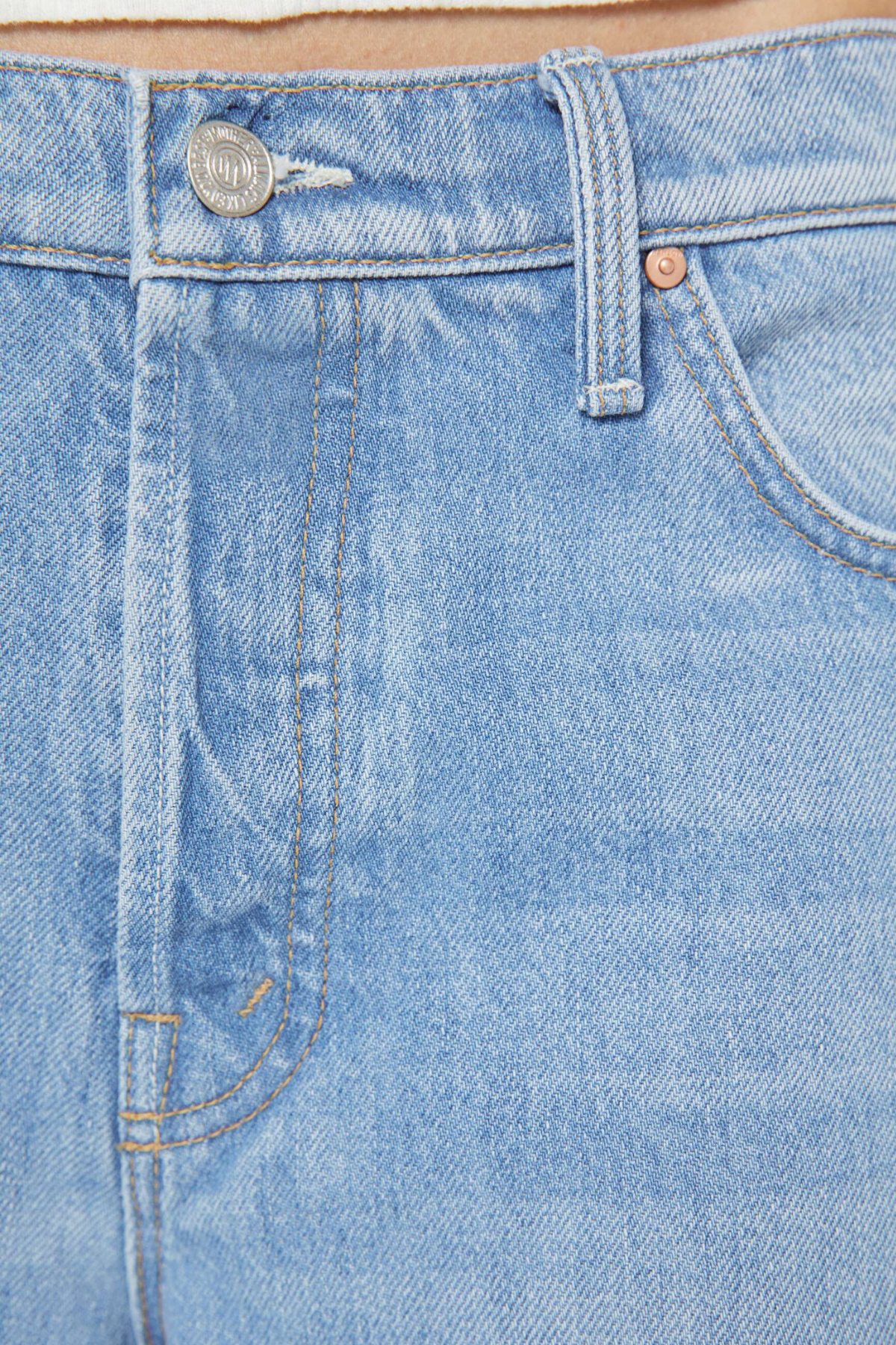 MOTHER The Rerun Zip Sneak Jeans - Last Bite