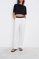 Loulou de Saison Takaroa Elastic Pants - Ivory