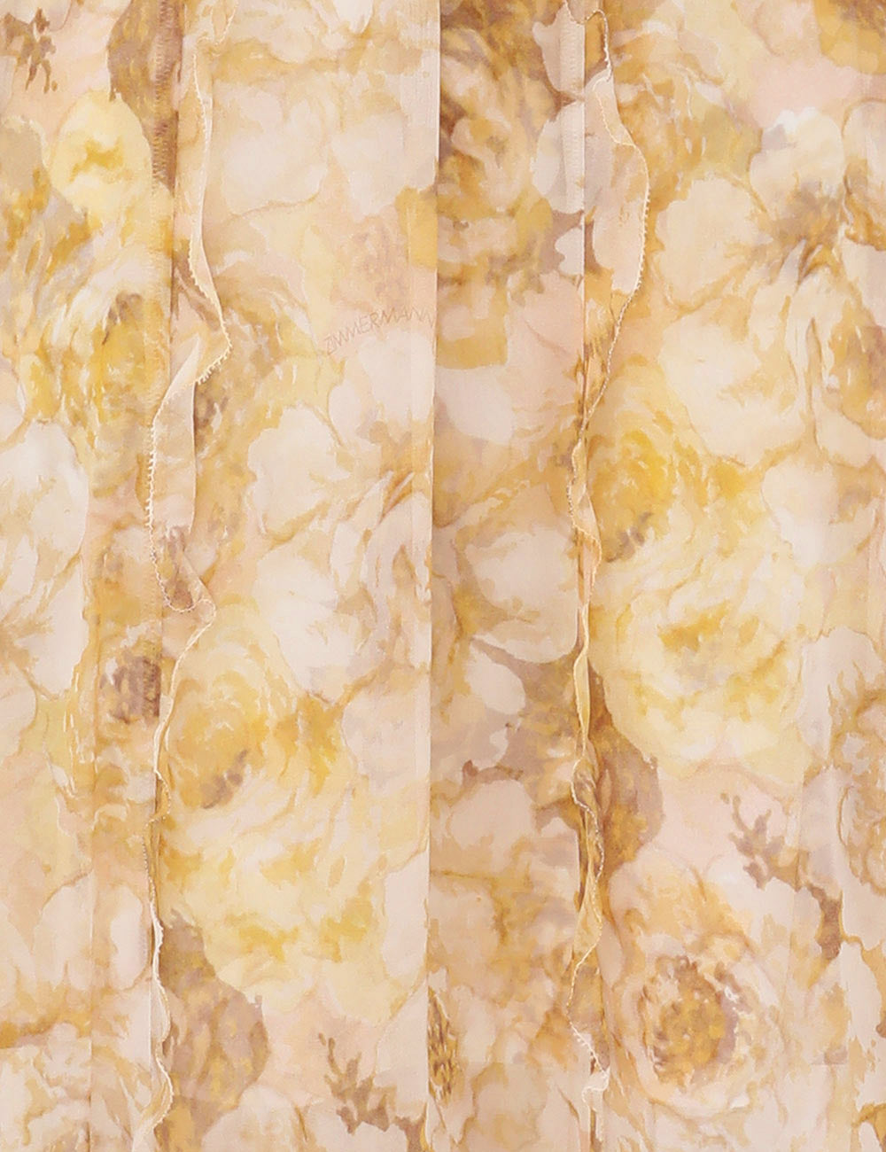 Zimmermann Balance Frill Billow Dress - Peach Floral