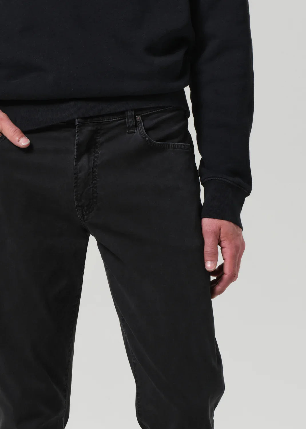 Citizens of Humanity Men's Gage Slim Straight Italian Canvas - Charred Cedar