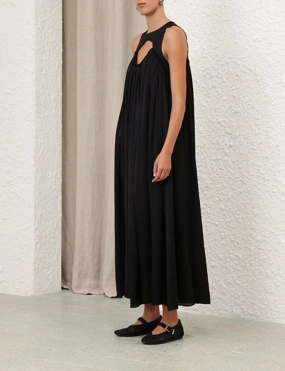Zimmermann Balance Swing Maxi Dress - Black