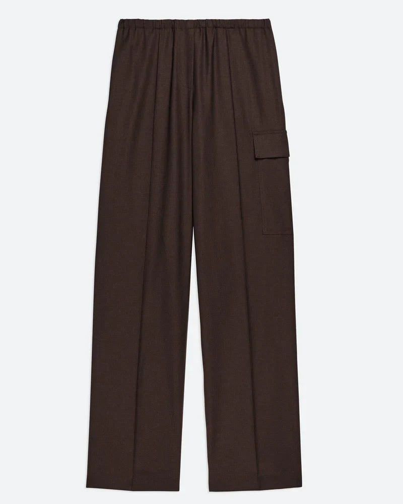 Helmut Lang Relaxed Cargo Trousers - Dark Chocolate